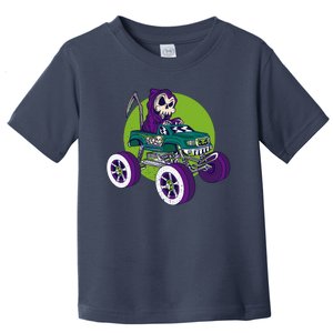 Grim Reaper Monster Truck Toddler T-Shirt