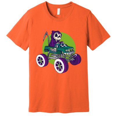 Grim Reaper Monster Truck Premium T-Shirt