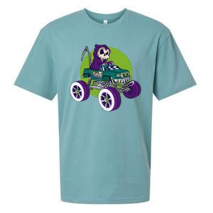 Grim Reaper Monster Truck Sueded Cloud Jersey T-Shirt