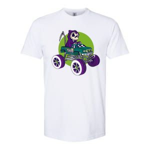 Grim Reaper Monster Truck Softstyle CVC T-Shirt