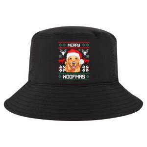 Golden Retriever Merry Woofmas Dog Christmas Cool Comfort Performance Bucket Hat