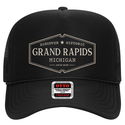 Grand Rapids Michigan Grand Rapids Mi Historic Trucker Hat