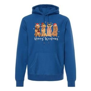 Golden Retriever Merry Woofmas Gift Dog Christmas Gift Premium Hoodie