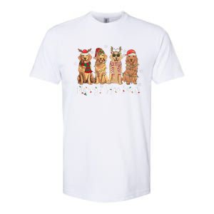 Golden Retriever Merry Woofmas Gift Dog Christmas Gift Softstyle CVC T-Shirt