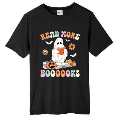 Groovy Read More Books Cute Ghost Boo Funny Halloween Spooky Tall Fusion ChromaSoft Performance T-Shirt