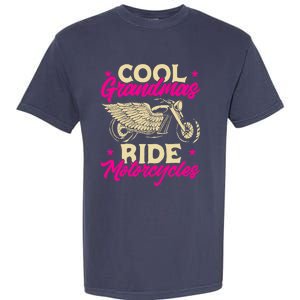 Grandmas Ride Motorcycles Funny Biker Granny Garment-Dyed Heavyweight T-Shirt