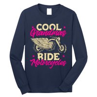 Grandmas Ride Motorcycles Funny Biker Granny Long Sleeve Shirt