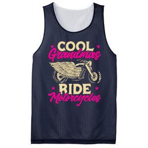 Grandmas Ride Motorcycles Funny Biker Granny Mesh Reversible Basketball Jersey Tank