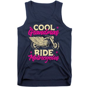 Grandmas Ride Motorcycles Funny Biker Granny Tank Top