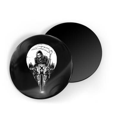 Grim Reaper Motorbike Magnet