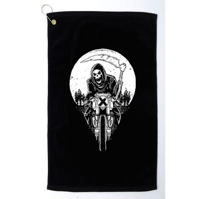 Grim Reaper Motorbike Platinum Collection Golf Towel