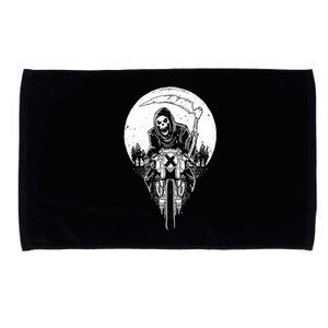 Grim Reaper Motorbike Microfiber Hand Towel