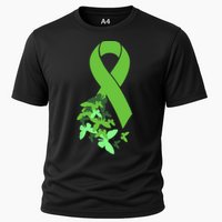 Green Ribbon Mental Health Awareness Matters Cooling Performance Crew T-Shirt