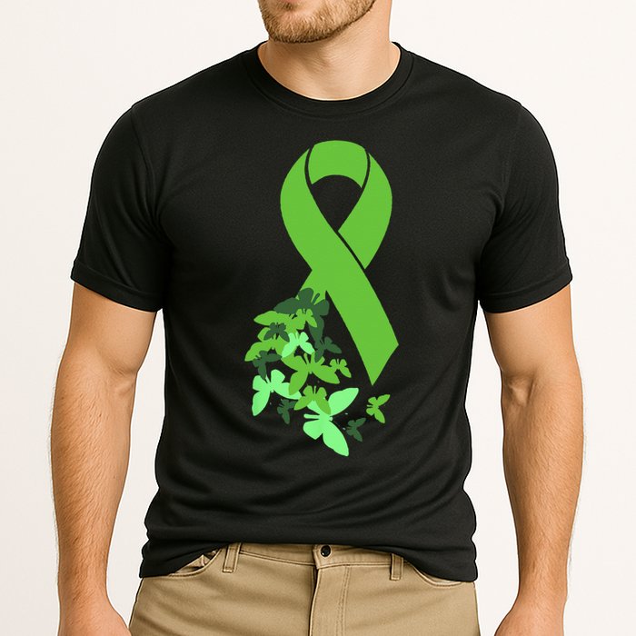 Green Ribbon Mental Health Awareness Matters Cooling Performance Crew T-Shirt