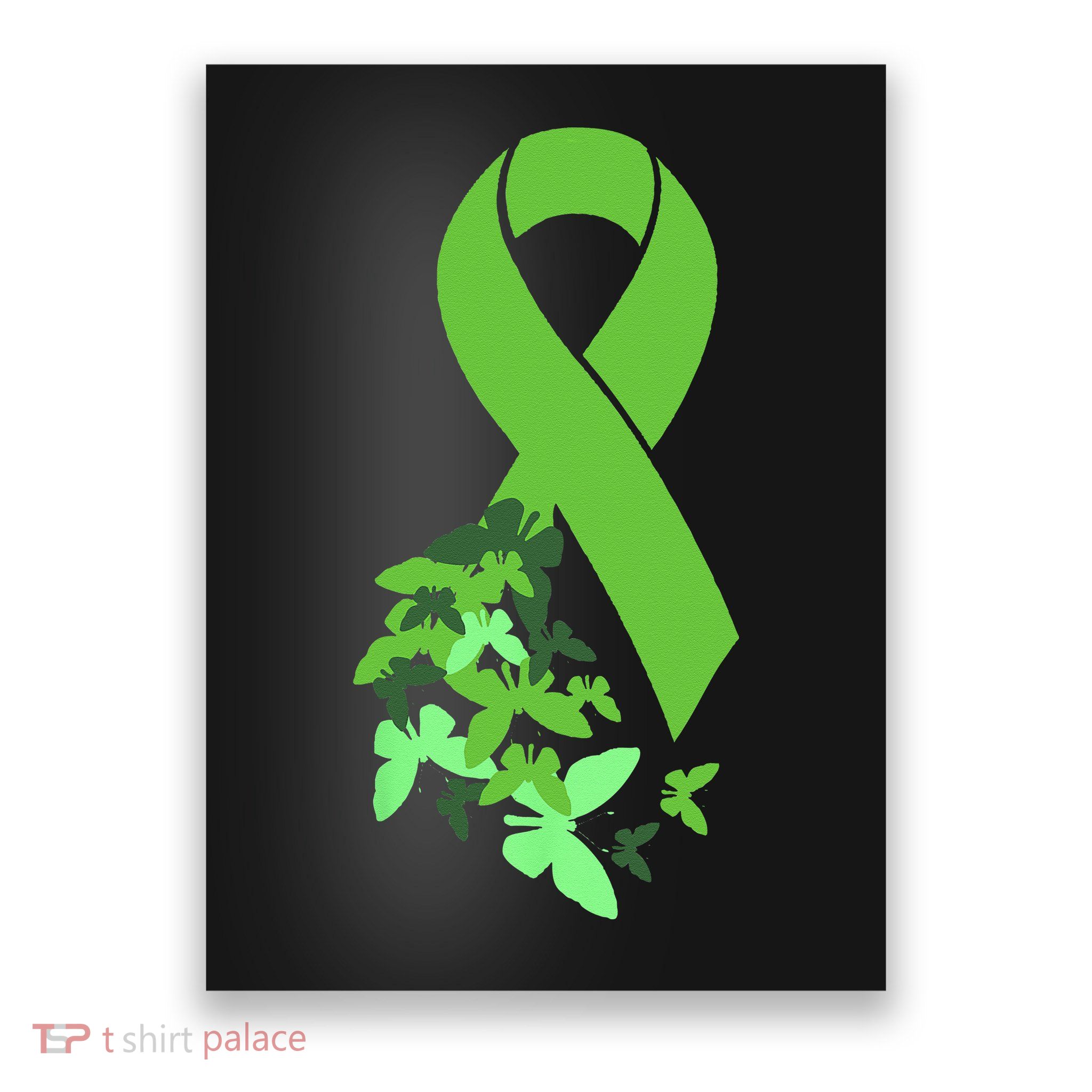 Green Ribbon Mental Health Awareness Matters Poster