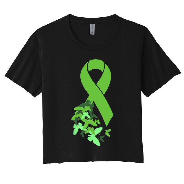 Green Ribbon Mental Health Awareness Matters Crop Top
