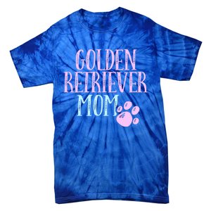 Golden Retriever Mama Dog Lover Mom Owner Cute Meaningful Gift Tie-Dye T-Shirt