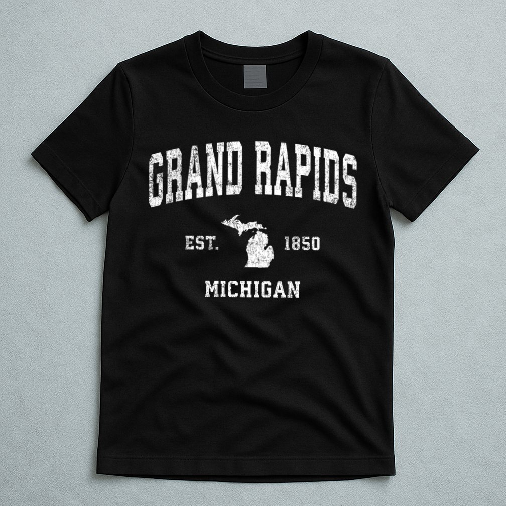 Grand Rapids Michigan Mi Vintage Sports T-Shirt
