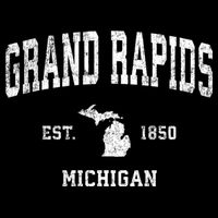 Grand Rapids Michigan Mi Vintage Sports T-Shirt