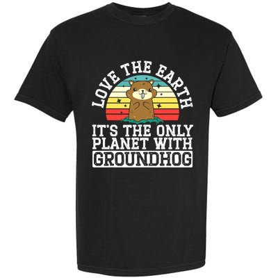 Groundhog Rodent Marmots Garment-Dyed Heavyweight T-Shirt