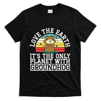 Groundhog Rodent Marmots T-Shirt