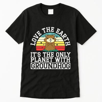 Groundhog Rodent Marmots Tall T-Shirt