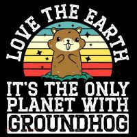 Groundhog Rodent Marmots Drawstring Bag