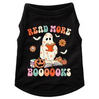 Groovy Read More Books Cute Ghost Boo Funny Halloween Spooky Doggie Tank