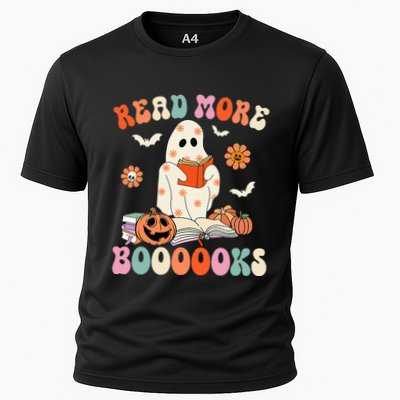 Groovy Read More Books Cute Ghost Boo Funny Halloween Spooky Performance Shirt