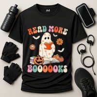 Groovy Read More Books Cute Ghost Boo Funny Halloween Spooky Performance Shirt