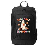 Groovy Read More Books Cute Ghost Boo Funny Halloween Spooky City Backpack