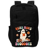 Groovy Read More Books Cute Ghost Boo Funny Halloween Spooky Impact Tech Backpack