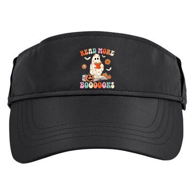 Groovy Read More Books Cute Ghost Boo Funny Halloween Spooky Adult Drive Performance Visor