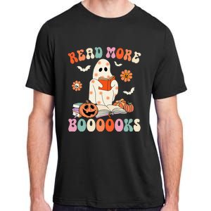 Groovy Read More Books Cute Ghost Boo Funny Halloween Spooky Adult ChromaSoft Performance T-Shirt