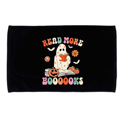 Groovy Read More Books Cute Ghost Boo Funny Halloween Spooky Microfiber Hand Towel