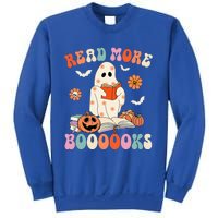 Groovy Read More Books Cute Ghost Boo Funny Halloween Spooky Sweatshirt