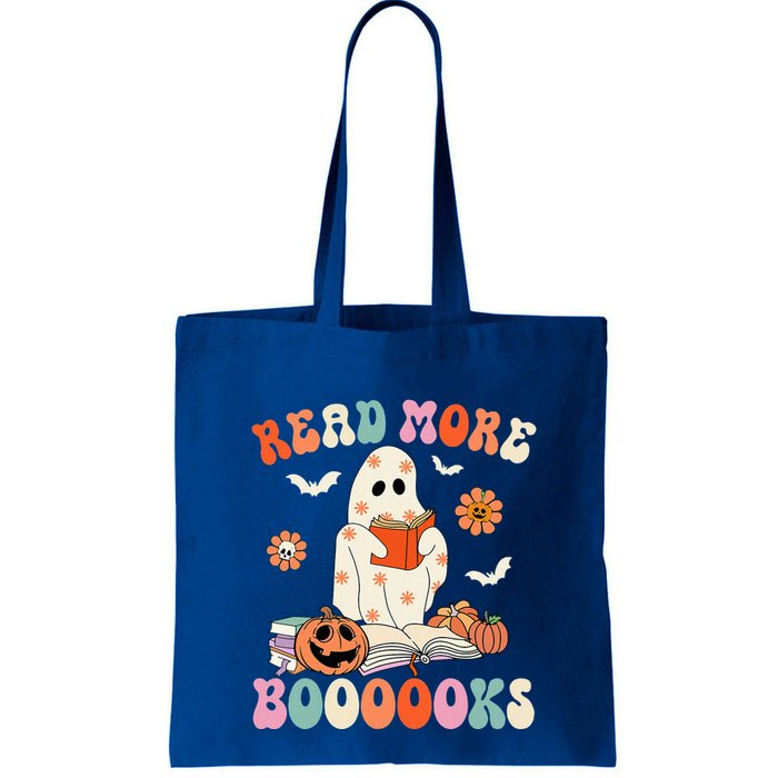 Groovy Read More Books Cute Ghost Boo Funny Halloween Spooky Bag