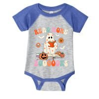 Groovy Read More Books Cute Ghost Boo Funny Halloween Spooky Infant Baby Jersey Bodysuit