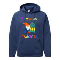 Gnomes Ramadan Mubarak Kareem Happy Ramadan Performance Fleece Hoodie