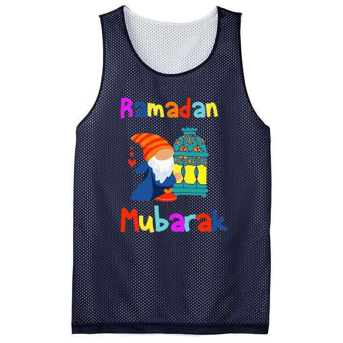 Gnomes Ramadan Mubarak Kareem Happy Ramadan Mesh Reversible Basketball Jersey Tank