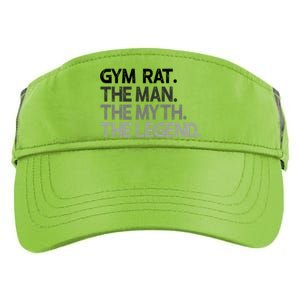 Gym Rat Myth The Legend Gift Funny Gift Adult Drive Performance Visor