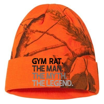 Gym Rat Myth The Legend Gift Funny Gift Kati Licensed 12" Camo Beanie