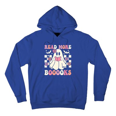 Groovy Read More Books Cute Ghost Boo Funny Halloween Gift Hoodie