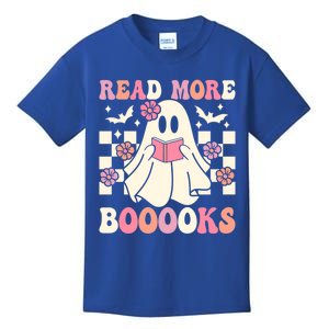 Groovy Read More Books Cute Ghost Boo Funny Halloween Gift Kids T-Shirt