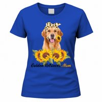 Golden Retriever Mom Sunflower Summer Dog Mom Mama Gift Women's T-Shirt