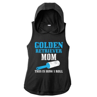 Golden Retriever Mom Dog Hair Funny Golden Retriever Mama Ladies PosiCharge Tri-Blend Wicking Draft Hoodie Tank