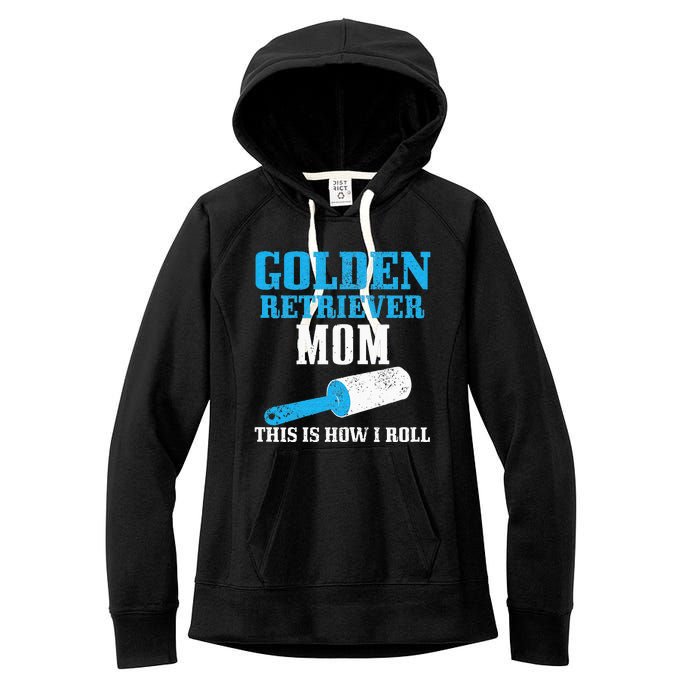 Golden Retriever Mom Dog Hair Funny Golden Retriever Mama Women's Fleece Hoodie