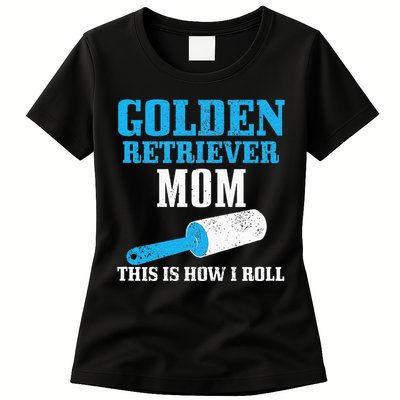 Golden Retriever Mom Dog Hair Funny Golden Retriever Mama Women's T-Shirt