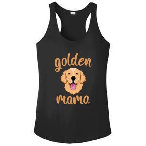 Golden Retriever Mom Ladies PosiCharge Competitor Racerback Tank