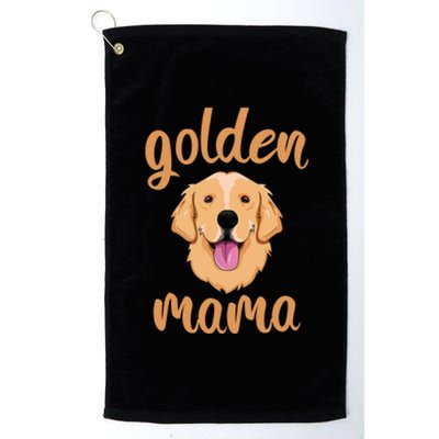 Golden Retriever Mom Platinum Collection Golf Towel